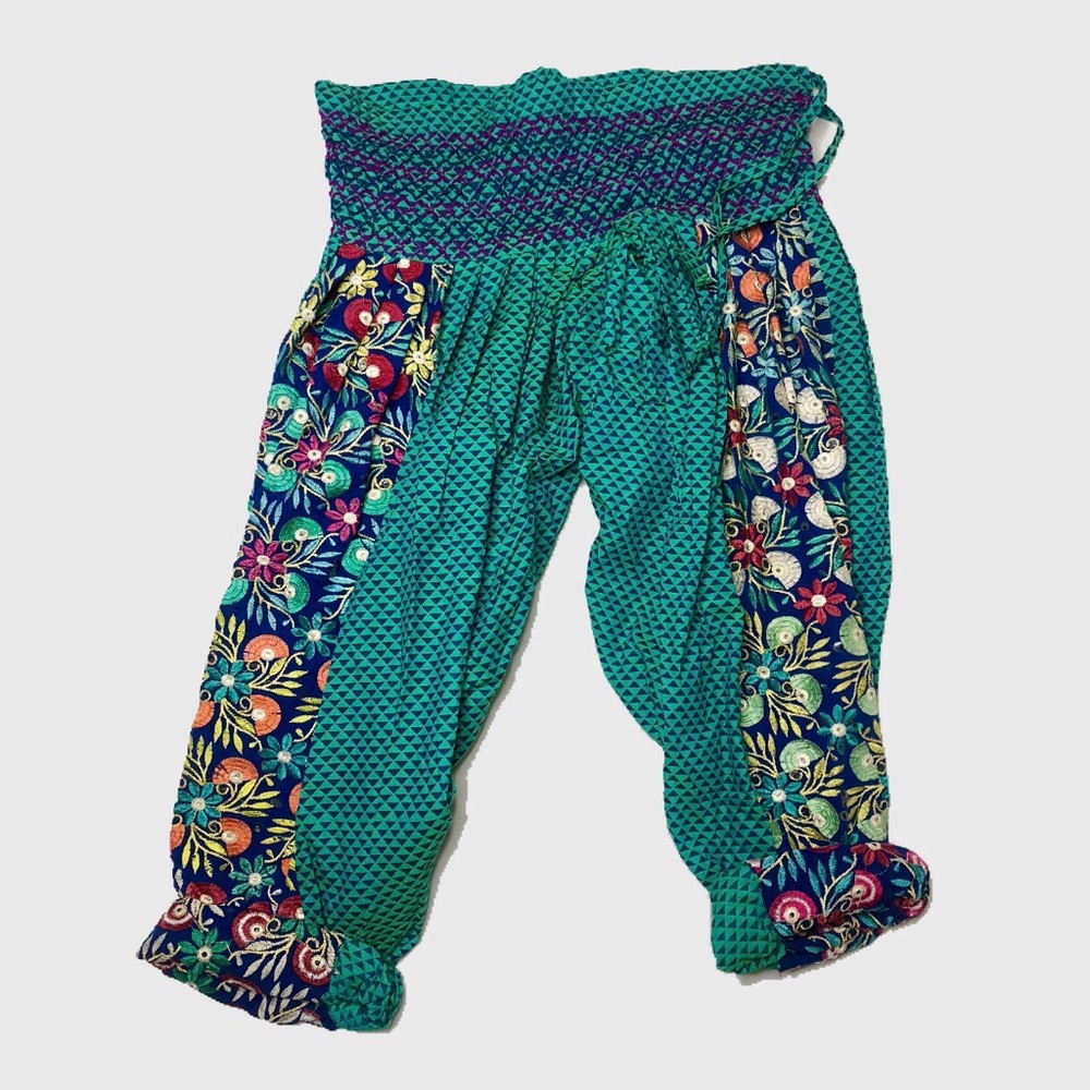Bohemian Hippy Harem Pants HANDMADE one of a kind